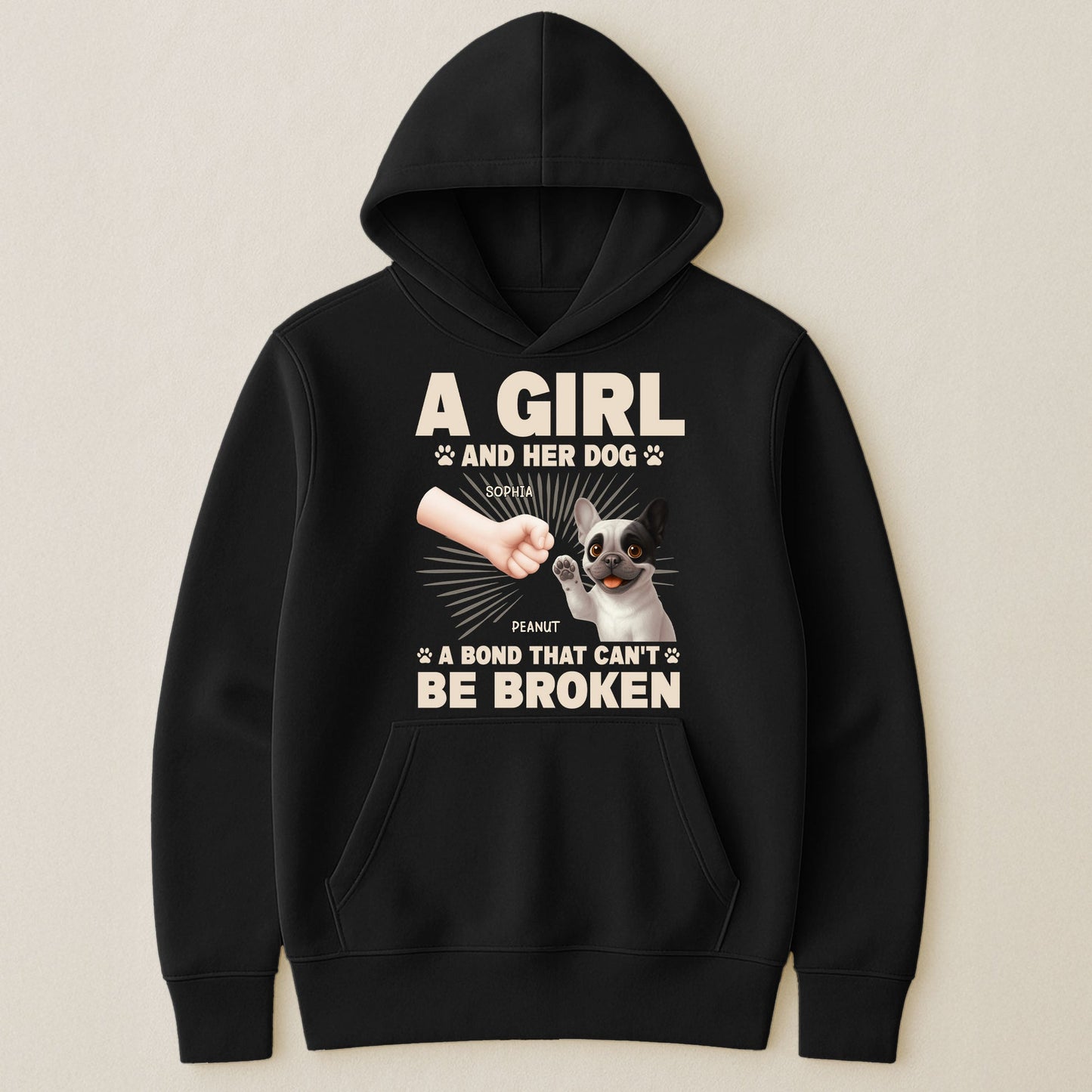 A Girl And Her Dog - A Bond That Can't Be Broken - Personalized Shirt