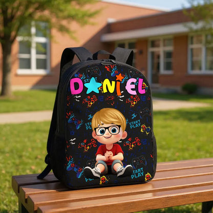Custom Name Backpack for Kids, Unique Designs for Boys & Girls, Back to School Backpack