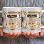 Master of Style, Personalized Coffee Mug, Gift for Hairstylist Lovers
