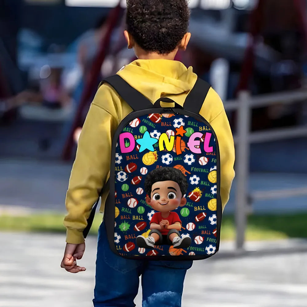 Custom Name Backpack for Kids, Unique Designs for Boys & Girls, Back to School Backpack