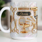 Master of Style, Personalized Coffee Mug, Gift for Hairstylist Lovers