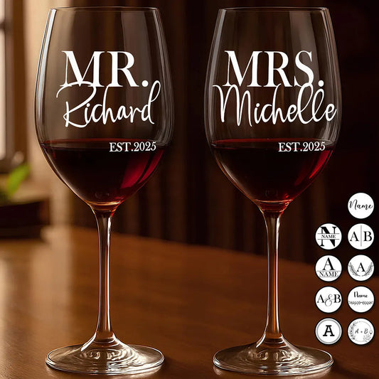Life Is Full Of Choices - Personalized Wine Glass