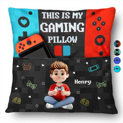 This Is My Gaming Pillow - Personalized Pocket Pillow