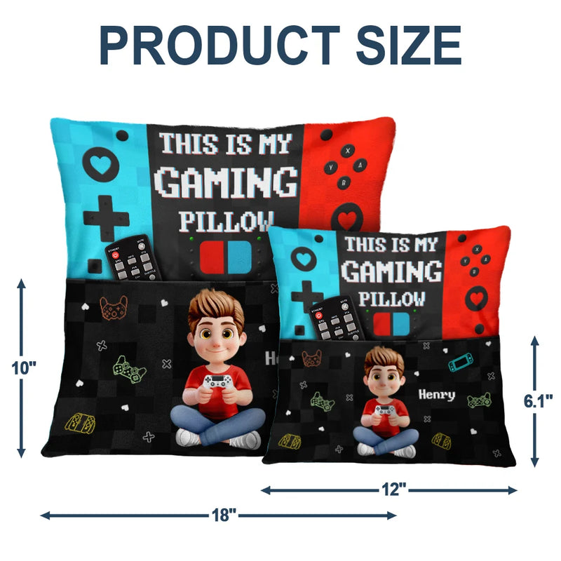 This Is My Gaming Pillow - Personalized Pocket Pillow