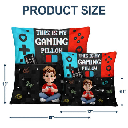This Is My Gaming Pillow - Personalized Pocket Pillow