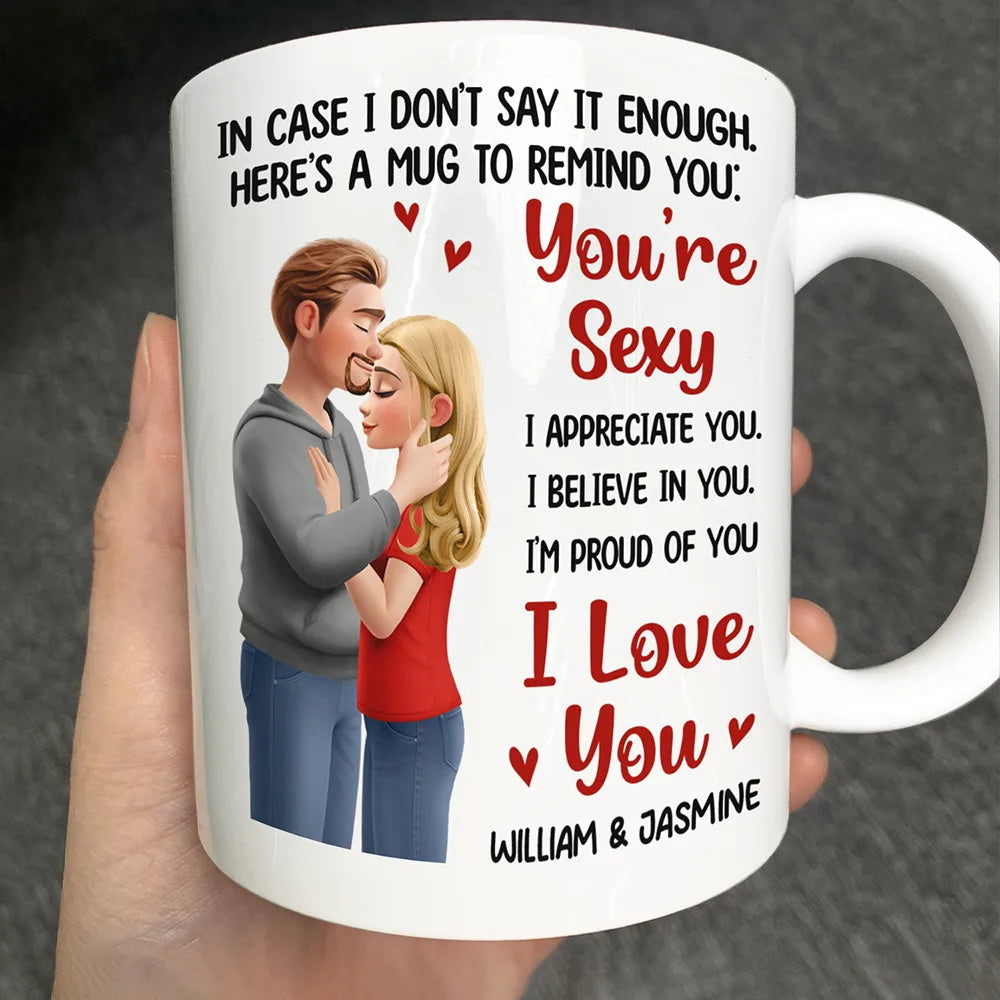 In Case I Don't Say It Enough Forehead Kiss Couple - Personalized Mug