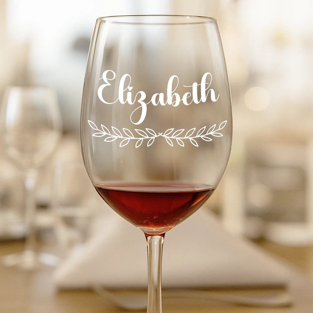 Life Is Full Of Choices - Personalized Wine Glass