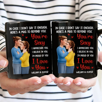 In Case I Don't Say It Enough Forehead Kiss Couple - Personalized Mug