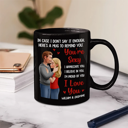 In Case I Don't Say It Enough Forehead Kiss Couple - Personalized Mug