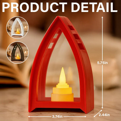 Memorial Dog Cat When Tomorrow Starts Without Me - Personalized Tabletop Lantern Light