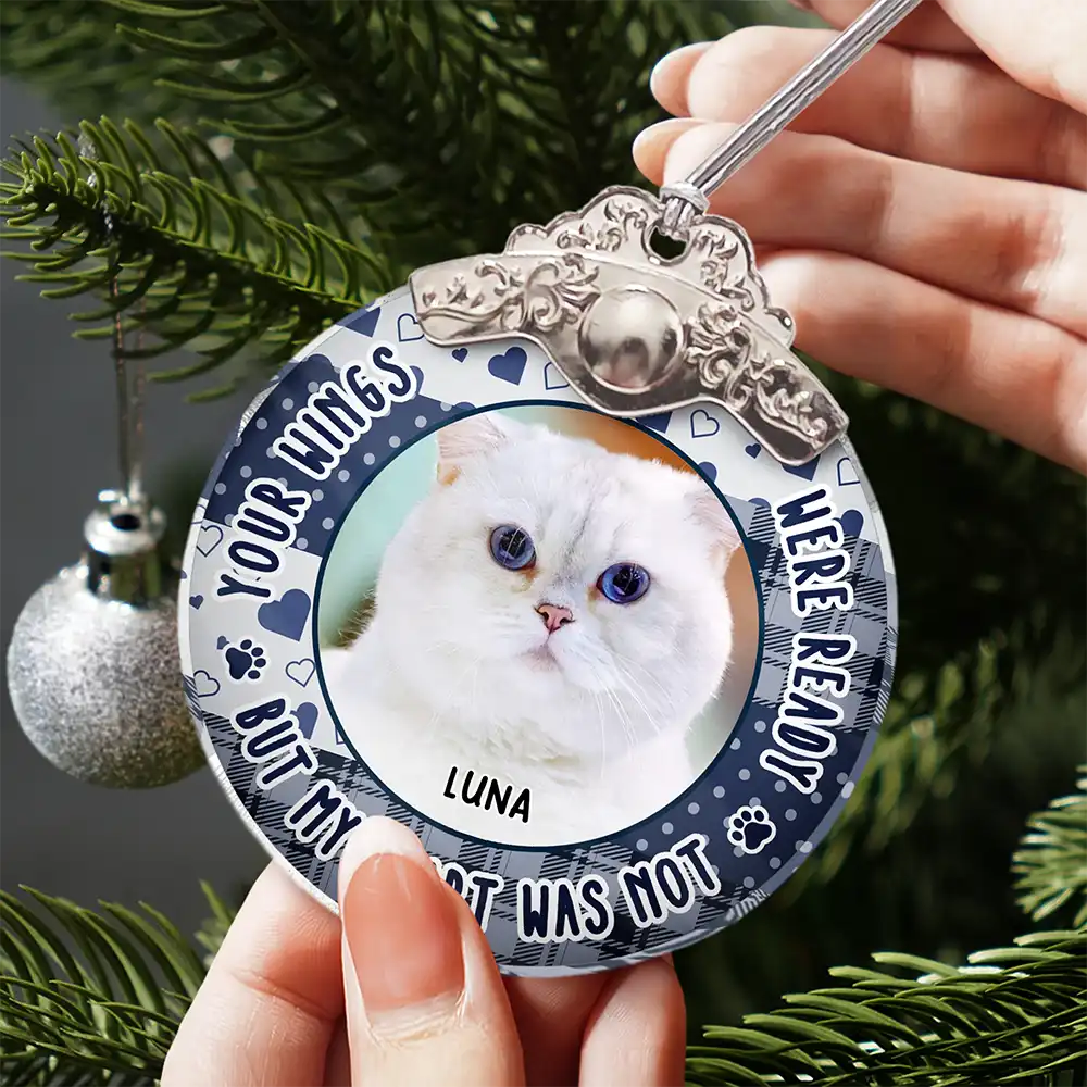 Custom Photo You Were Favorite Hello Memorial Pet - Personalized Acrylic Ornament