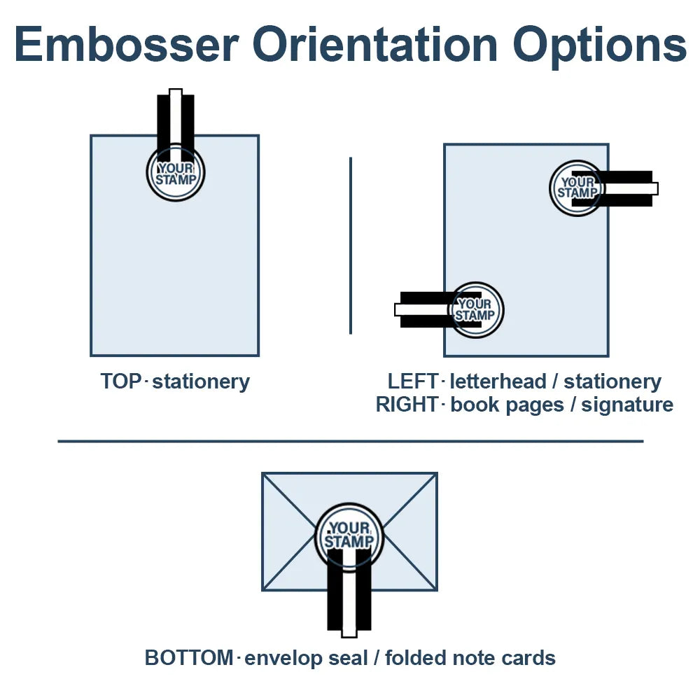 From The Library Of Book Dragon - Personalized Embosser Stamp