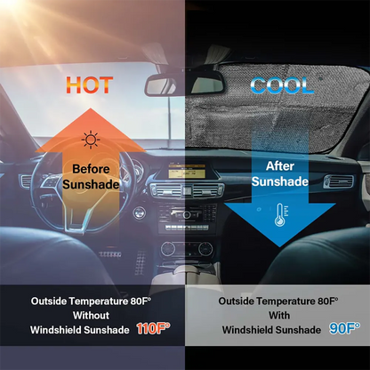 My Pet And I Are On Our Way - Personalized Auto Sunshade