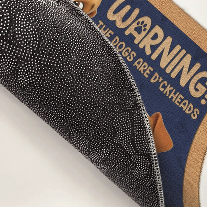 Custom Home Decor Decorative Mat - Personalized Birthday Gifts For Dog Lovers, Dog Dad And Mom - Guarded By Paws And Love