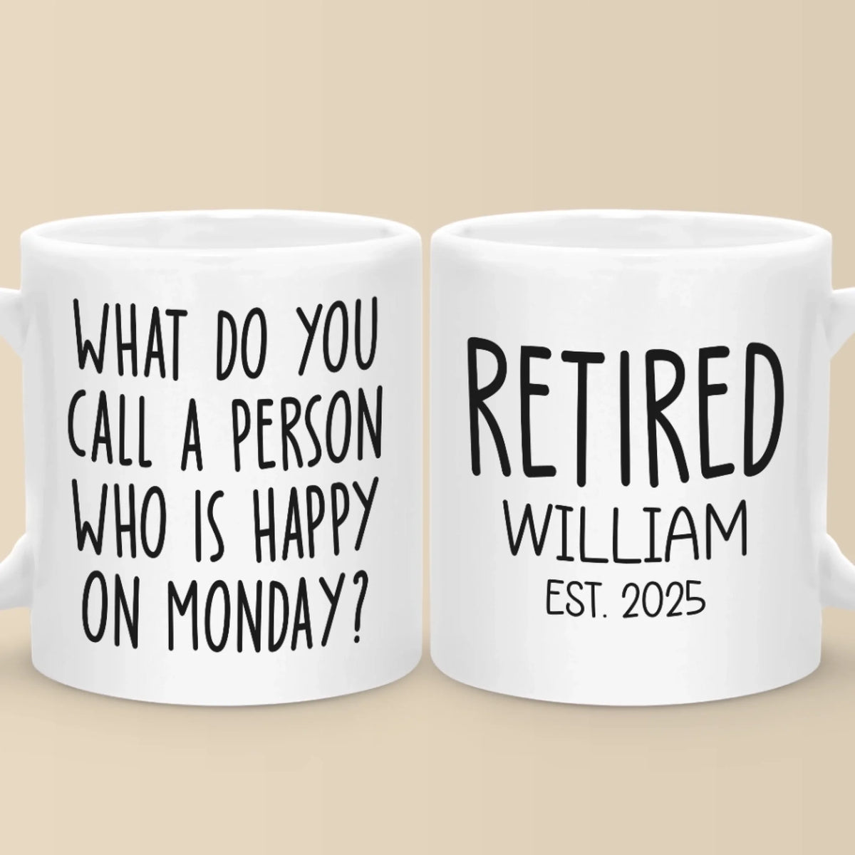 Mondays Are For Sleeping In Now - Coworker Personalized Custom Mug - Appreciation, Retirement Gift For Coworkers, Work Friends, Colleagues