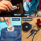 Brothers A Bond That Can't Be Broken - Personalized Leather Pocket Hug