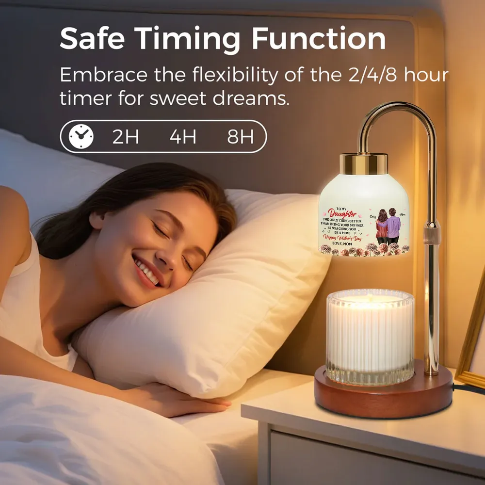Watching You Be A Mom - Personalized Candle Warmer Lamp - Mother's Day Gift