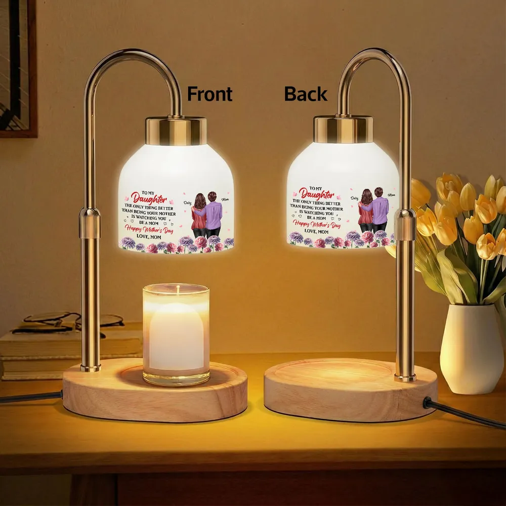 Watching You Be A Mom - Personalized Candle Warmer Lamp - Mother's Day Gift