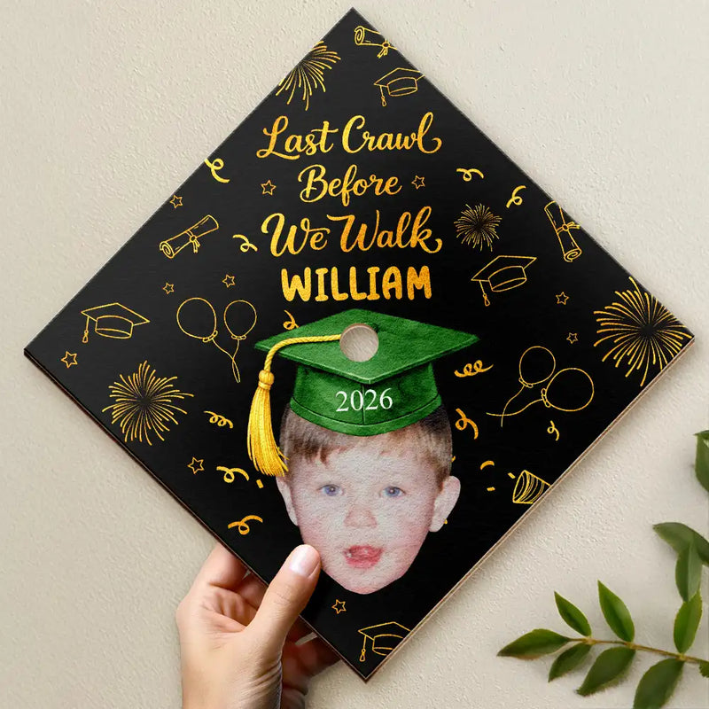Custom Photo Look Who's Graduated - Personalized Graduation Cap Topper