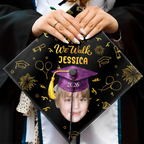Custom Photo Look Who's Graduated - Personalized Graduation Cap Topper