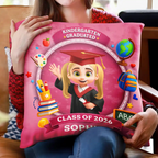 Congrats Pre-K Kindergarten Graduation - Personalized Pillow