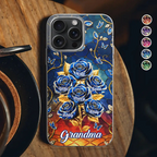 3D Effect Roses Mom’s Everlasting Love - Personalized Clear Phone Case