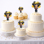 3D Effect Happy Graduation Woman Man - Personalized Acrylic Cake Topper