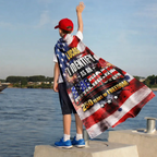 I Identify As An American 250 Years Of Freedom - Personalized Costume Cape