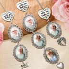 Custom Photo Graduation Walking Beside You Memorial - Personalized Graduation Tassel Charm