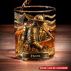 Proud Firefighter - Personalized Firefighter Whiskey Glass