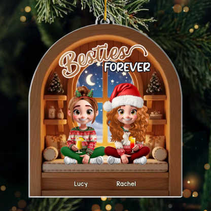 Gia Đình - Hồng Y Mẹ Bố Bà Ông Nội Hồng Y Vòng Tròn Trang Trí