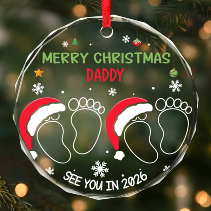 A New Chapter Of Love - Personalized Acrylic Circle Ornament