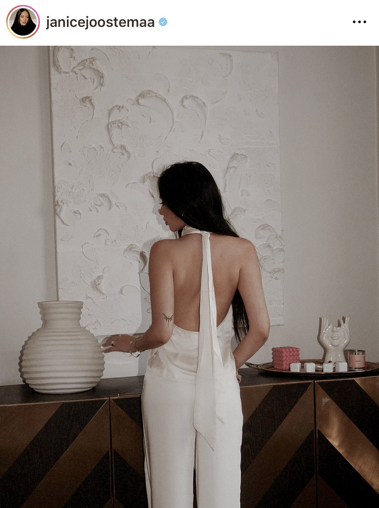 “Her” & Angelica Ceramic Vase Set of 2 featured on janicejoostemaa's Instagram post.