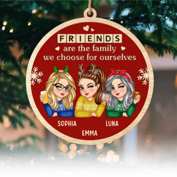 Gia Đình - Hồng Y Mẹ Bố Bà Ông Nội Hồng Y Vòng Tròn Trang Trí