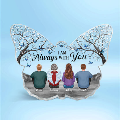 Butterflies Blossom Tree Always With You Memorial Remembrance Gift Personalized Butterfly Acrylic Plaque
