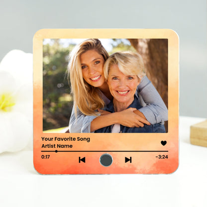 Capturing Mother Daughter Moments Favorite Song Personalized Music Fridge Magnet, Perfect Mother's Day Gift, Music Gift For Mom, Gift From Daughter