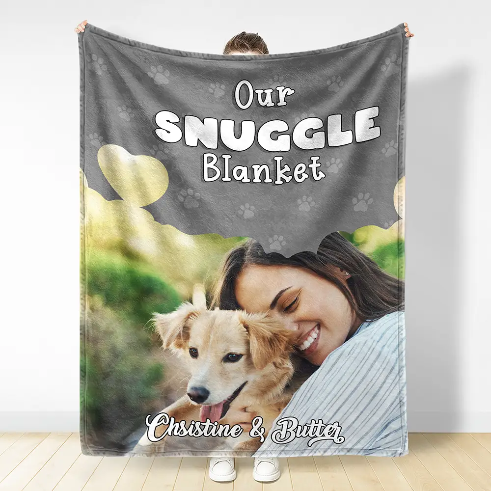 Custom Photo Reserved For Me And My Pet - Personalized Fleece Blanket, Sherpa Blanket