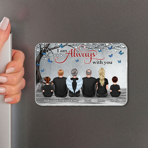 Blossom Tree Always With You Family Memorial Personalized Acrylic Fridge Magnet, Remembrance Gift, Sympathy Gift