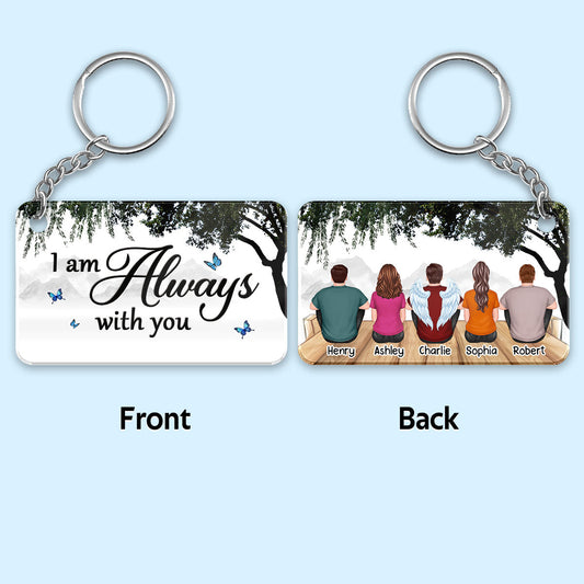 Willow Tree Family Memorial Remembrance Keepsake Personalized Acrylic Keychain