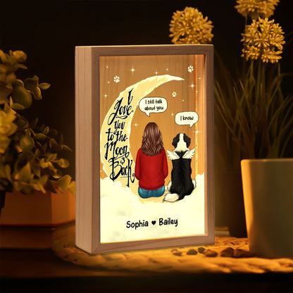 Pet Memorial Personalized Frame Light Box