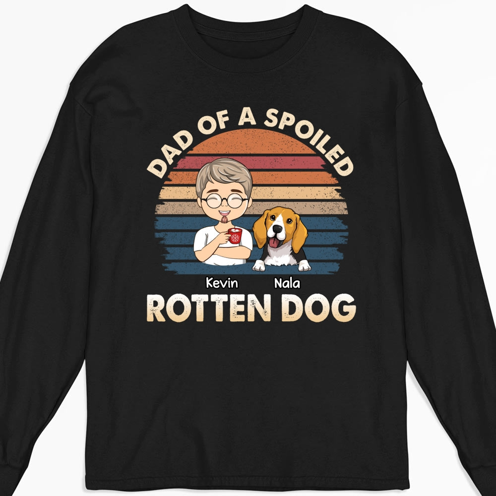 Rotten Dog Version 2 - Personalized Custom Long Sleeve T-Shirt