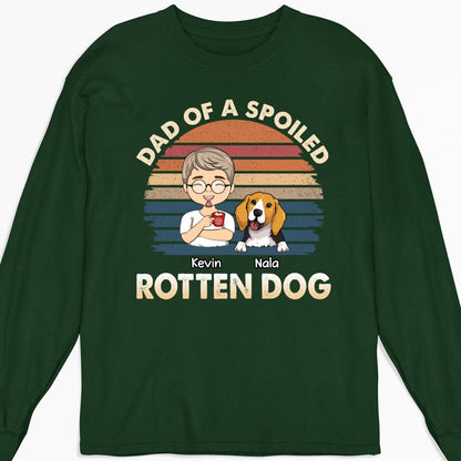 Rotten Dog Version 2 - Personalized Custom Long Sleeve T-Shirt