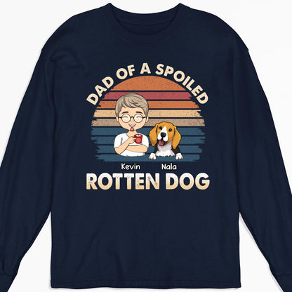 Rotten Dog Version 2 - Personalized Custom Long Sleeve T-Shirt