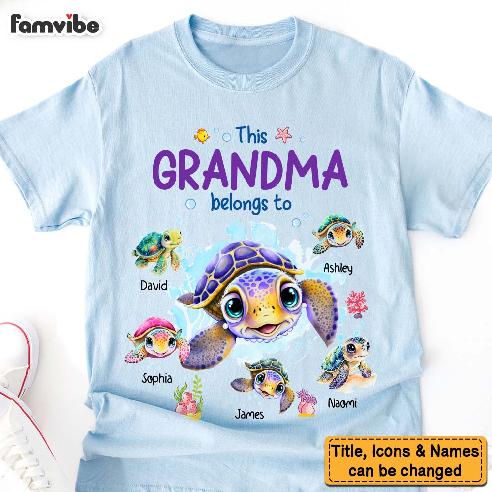 Personalized This Grandma Belongs To Shirt - Hoodie - Sweatshirt 28685