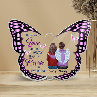 Butterfly Family Memorial Remembrance Gift Personalized Butterfly Acrylic Plaque