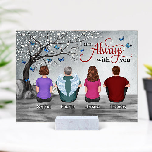 Blossom Tree Always With You Whole Family Memorial Remembrance Gift Personalized Acrylic Plaque