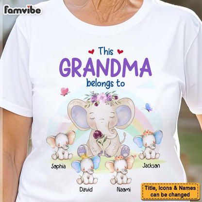 Personalized This Grandma Belongs To Shirt - Hoodie - Sweatshirt 28685