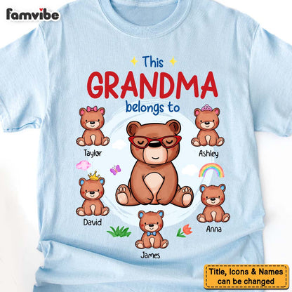 Personalized This Grandma Belongs To Shirt - Hoodie - Sweatshirt 28685