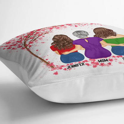 The Love Between Mother & Daughters Is Forever - Personalized Pillow