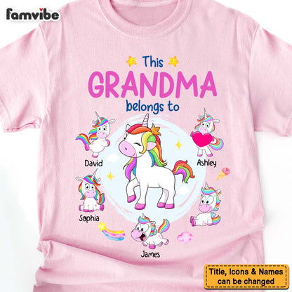 Personalized This Grandma Belongs To Shirt - Hoodie - Sweatshirt 28685